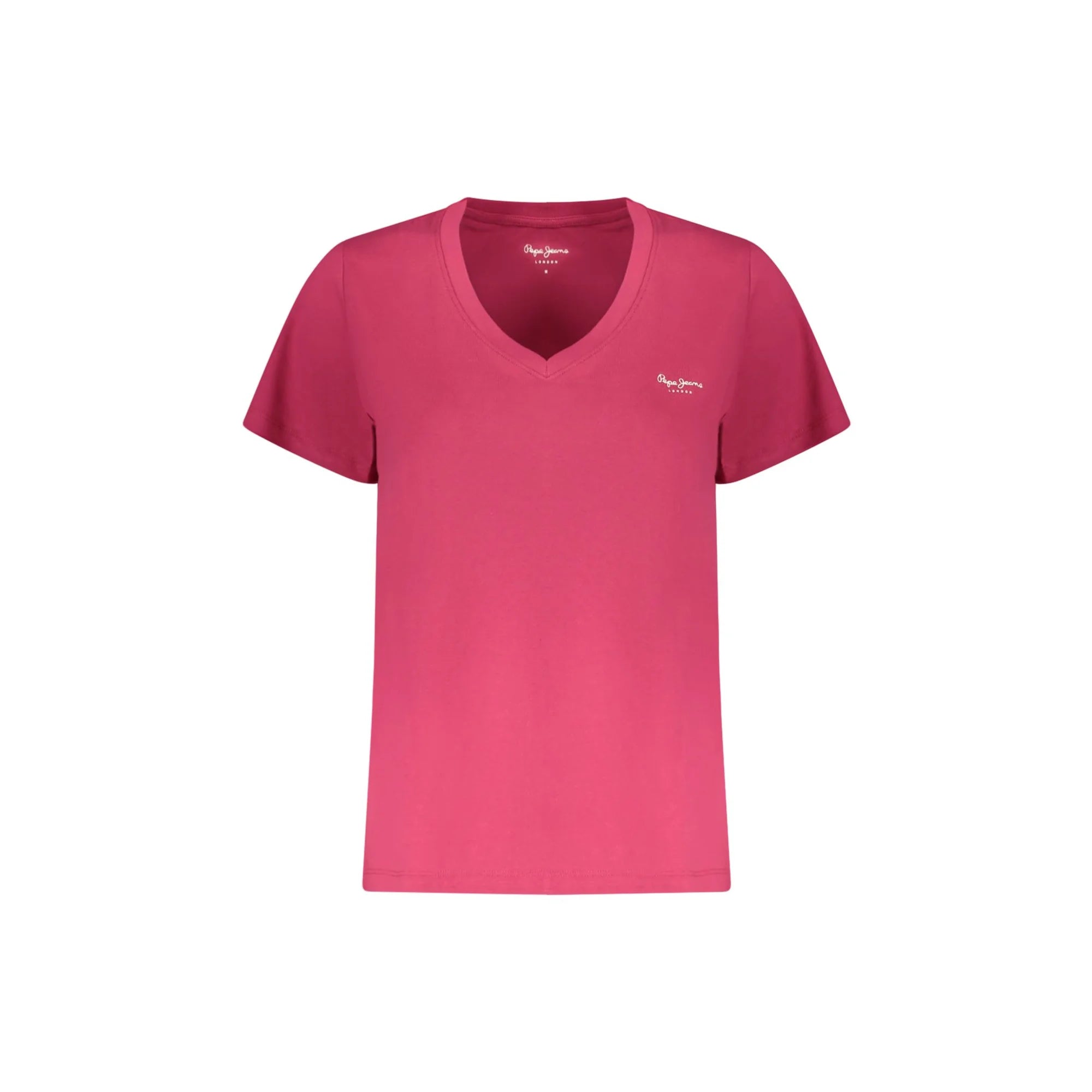PEPE JEANS T-SHIRT MANICHE CORTE DONNA ROSA