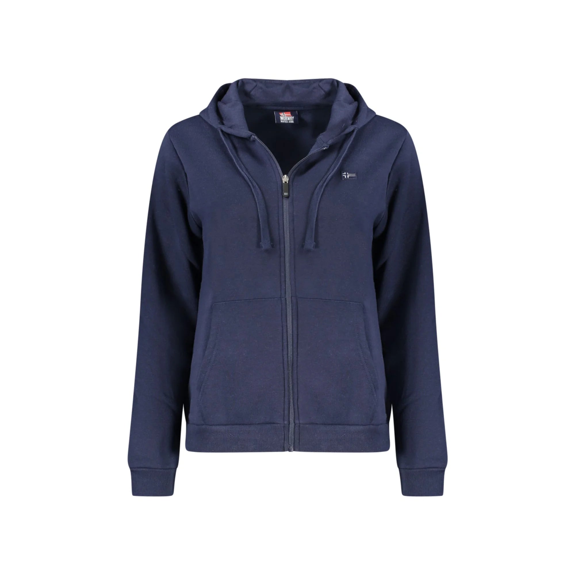 NORWAY 1963 FELPA CON ZIP DONNA BLU