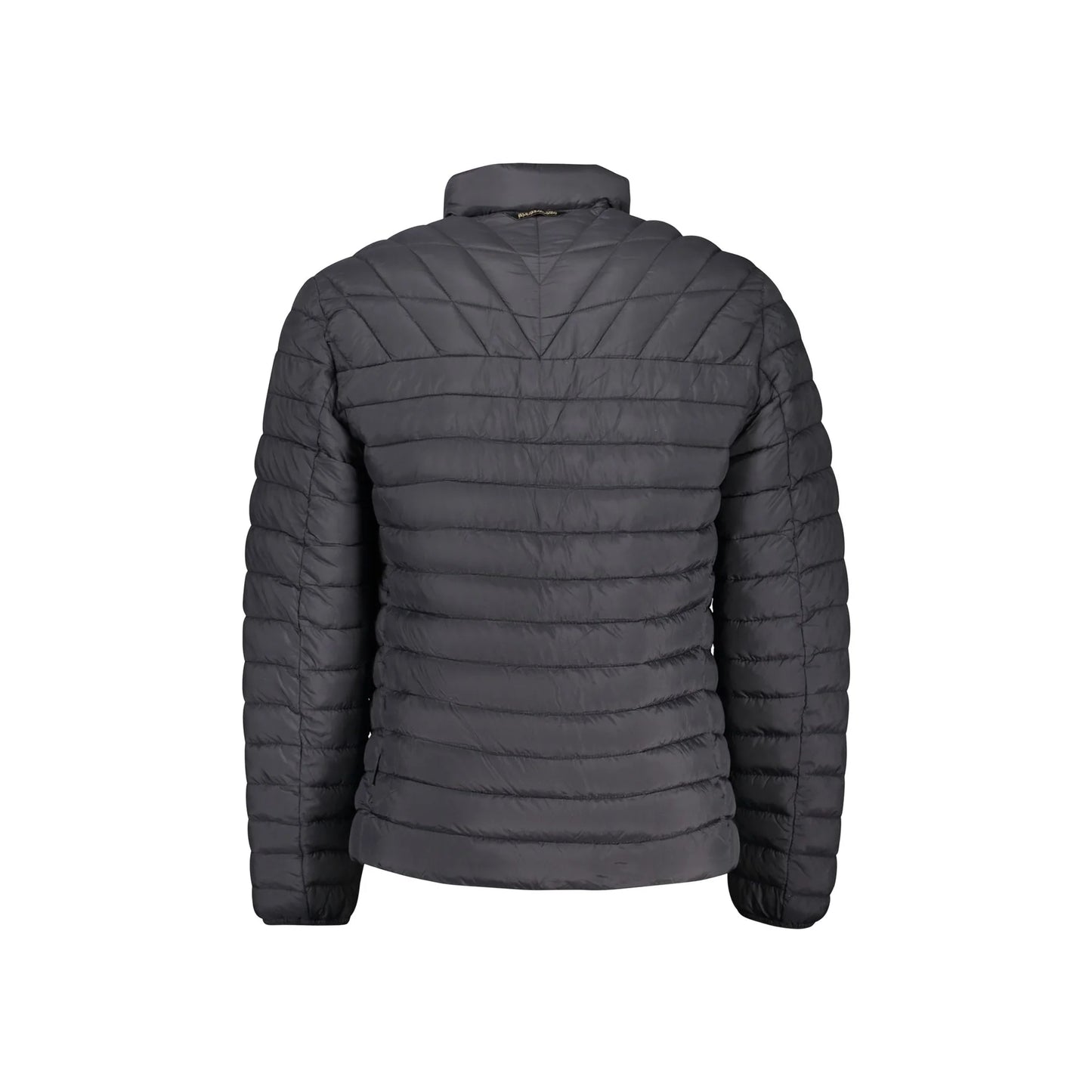 Napapijri Giubbotto Uomo Nero con Zip e Logo Giubbotti e Giacche - vista 2