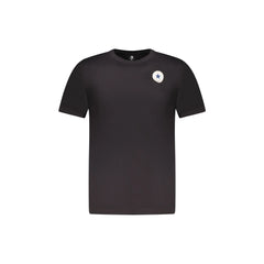 Converse T-Shirt Krótki Rękaw Unisex Czarna Z Nadrukiem Logo