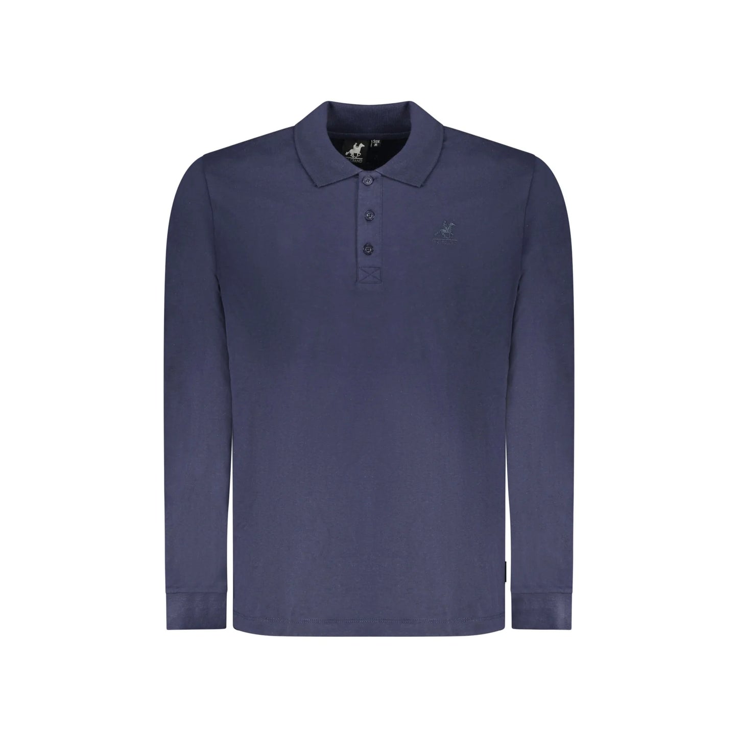 U.S. Grand Polo Uomo Blu Maniche Lunghe Cotone Ricamo Logo - foto prodotto