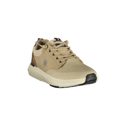 Lumberjack Sneakers Uomo Beige Dettagli a Contrasto - vista 2
