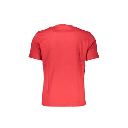 North Sails T-Shirt Maniche Corte Uomo Rossa Logo rosso - vista 2