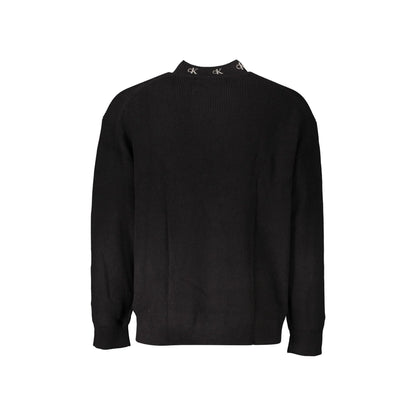 Calvin Klein Maglia Uomo Nera Ricamo Logo Maglie nero - vista 2