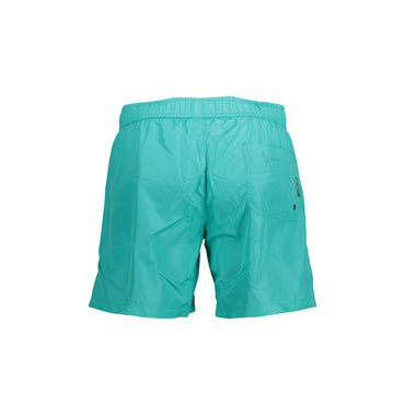 Karl Lagerfeld Beachwear Costume da Mare Uomo Verde Logo - vista 2