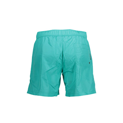 Karl Lagerfeld Beachwear Costume da Mare Uomo Verde Logo - vista 2