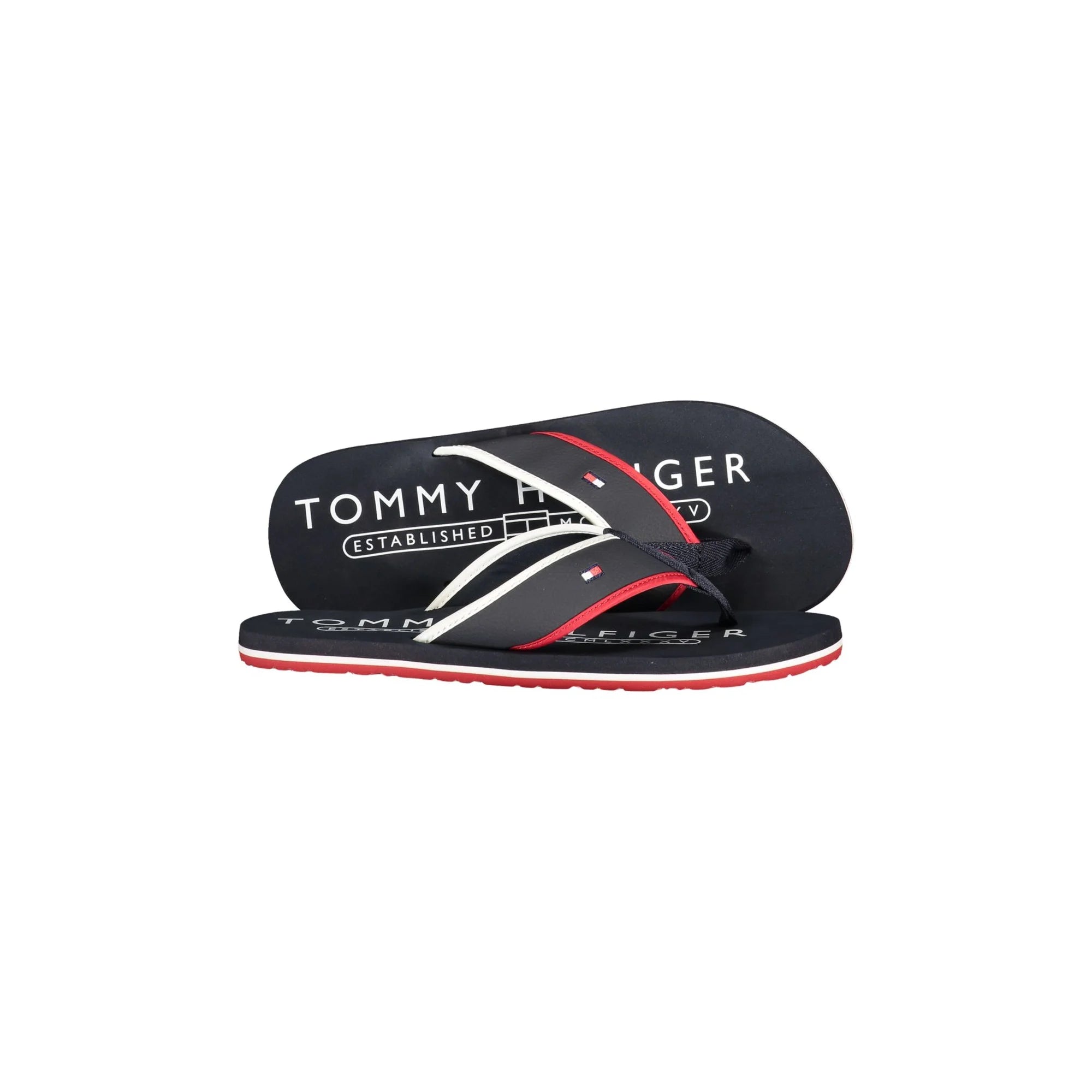Tommy Hilfiger Ciabatte Uomo Blu Logo - foto prodotto