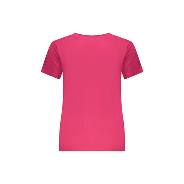 Pepe Jeans T-Shirt Maniche Corte Donna Rossa Stampa Logo rosso - vista 2