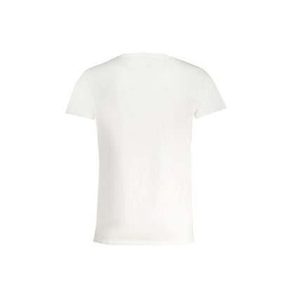 Trussardi T-Shirt Maniche Corte Uomo Bianca Stampa Logo bianco - vista 2