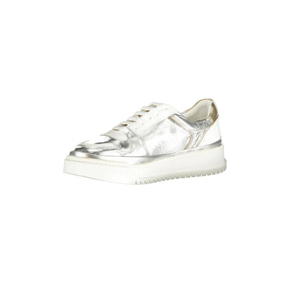 Cafenoir Sneakers Donna Argento Stampa Logo - vista 3