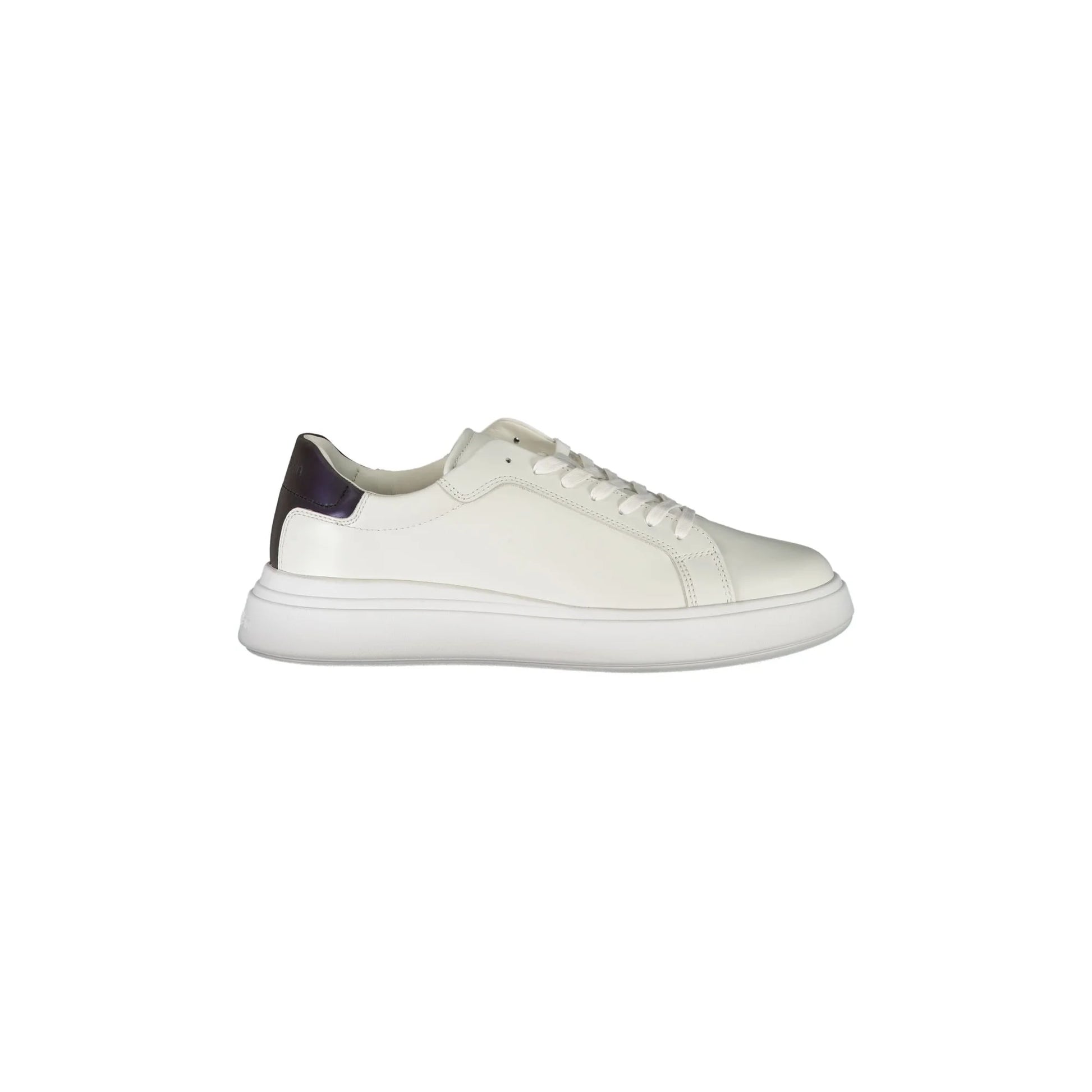 Calvin Klein Sneakers Uomo Bianche Stampa Logo Bianco - foto prodotto