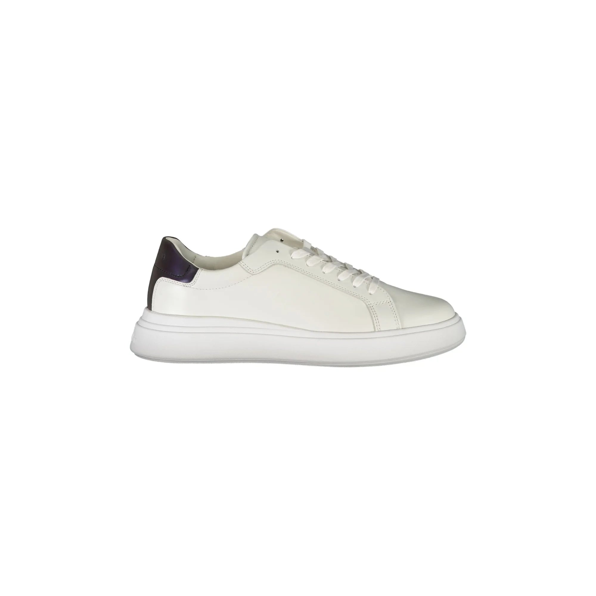 Calvin Klein Sneakers Uomo Bianche Stampa Logo Bianco - foto prodotto