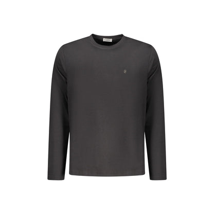 Coveri Moving T-Shirt Maniche Lunghe Uomo Nera Ricamo Nero - foto prodotto