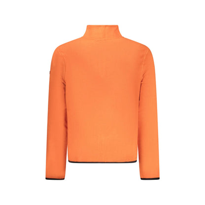 Norway 1963 Felpa Uomo Arancio Mezza Zip Pile Applicazione Logo Felpe - vista 2
