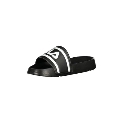 FILA Ciabatte Donna Nere Morro Bay con Logo a Contrasto nero - vista 3