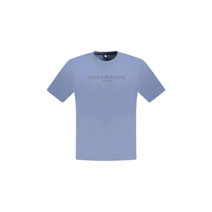 North Sails T-Shirt Maniche Corte Uomo Blu Stampa Logo - foto prodotto