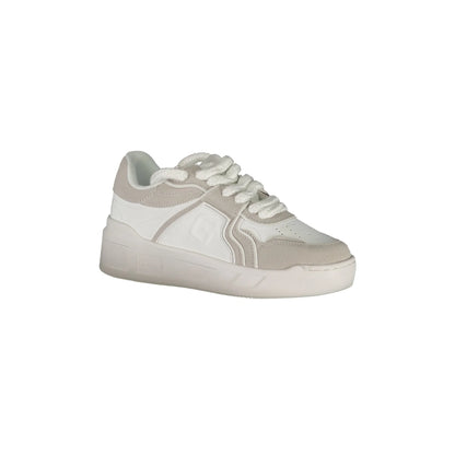 GAELLE PARIS Scarpe Sneakers Donna Bianche con Dettagli a Contrasto bianco - vista 2