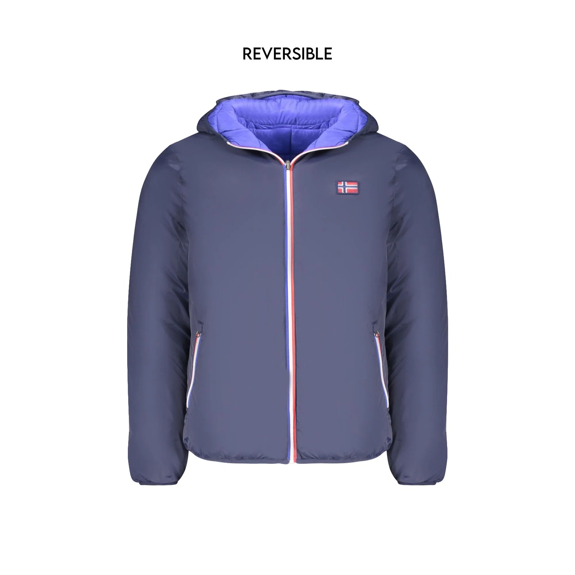 Norway 1963 Giubbotto Uomo Blu Reversibile con Cappuccio Giubbotti e Giacche - foto prodotto