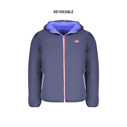 Norway 1963 Giubbotto Uomo Blu Reversibile con Cappuccio Giubbotti e Giacche - foto prodotto