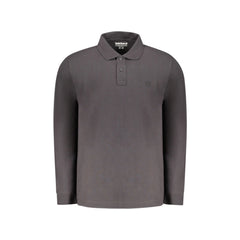 Timberland Polo Maniche Lunghe Uomo Nera Ricamo Logo