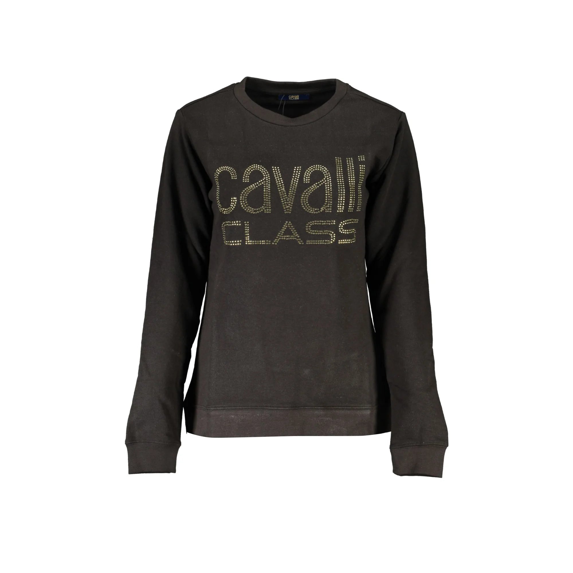 CAVALLI CLASS FELPA SENZA ZIP DONNA NERO