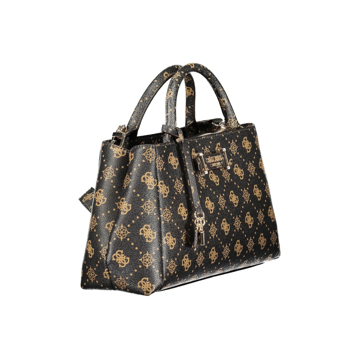 Guess Jeans Borsa a Tracolla Donna Marroni Stampa Logo Borse - vista 3