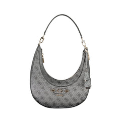 Guess Jeans Borsa a Spalla Donna Nera Stampa Logo