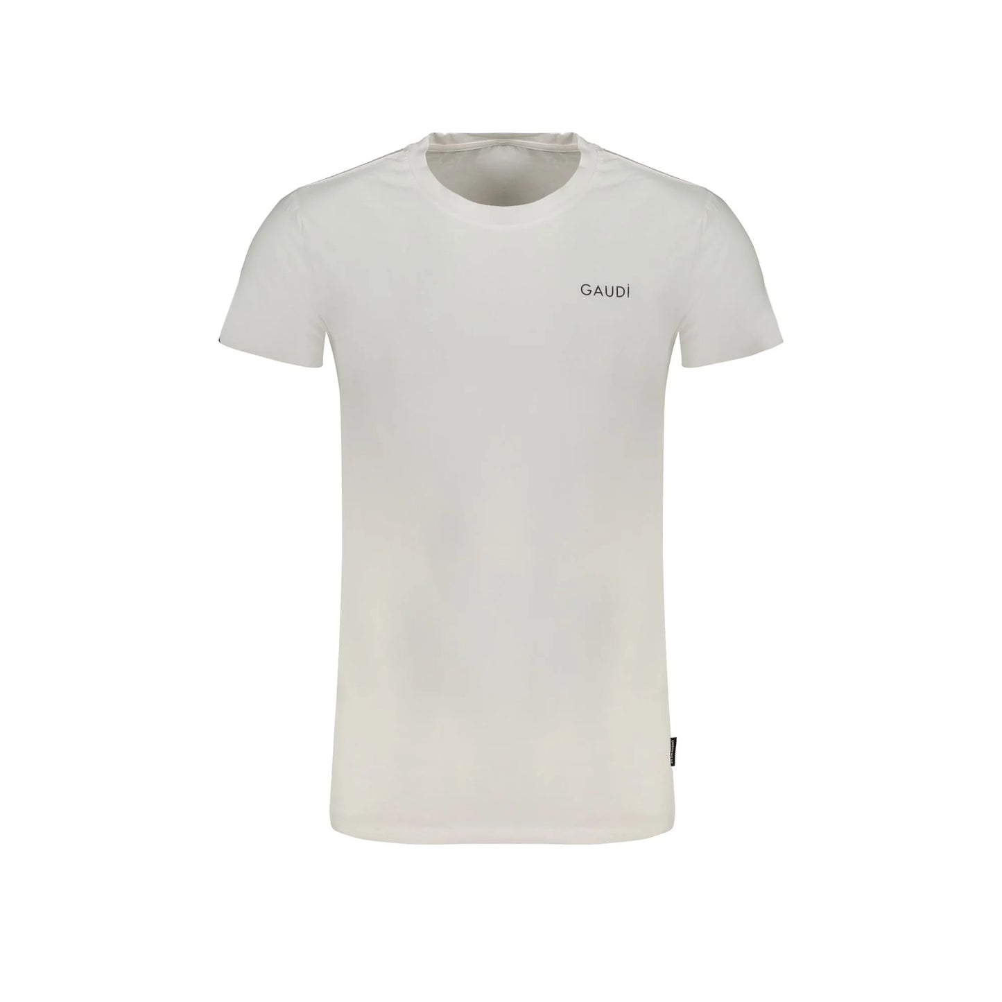 Gaudì T-Shirt Maniche Corte Uomo Bianca Stampa Logo Bianco - foto prodotto