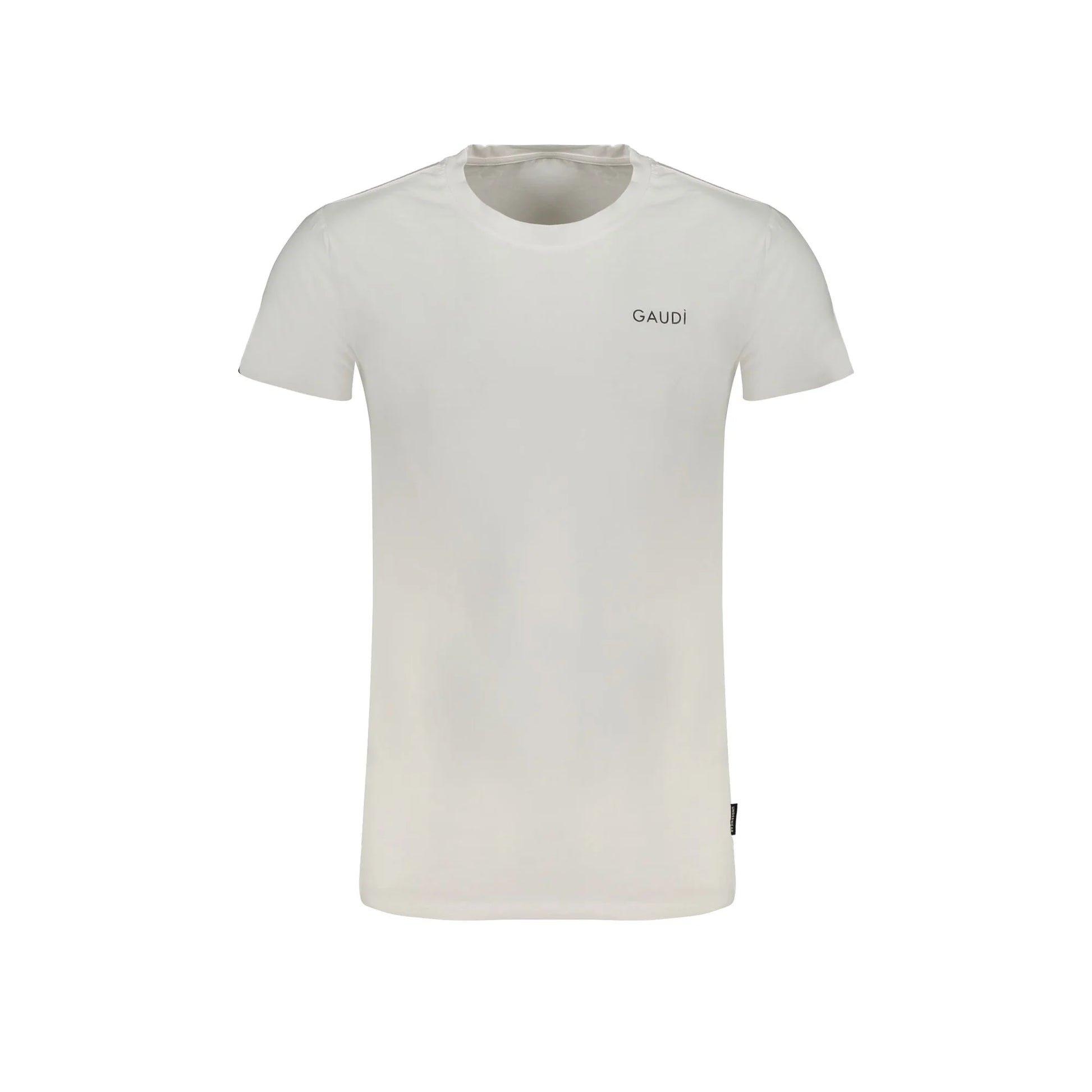 Gaudì T-Shirt Maniche Corte Uomo Bianca Stampa Logo Bianco - foto prodotto
