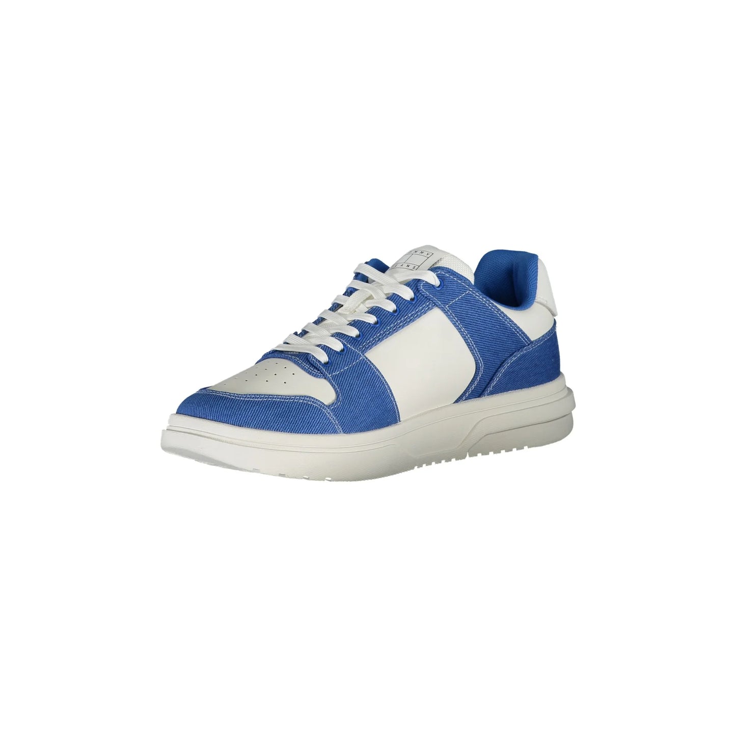 TOMMY HILFIGER Calzatura Sportiva Uomo Bianca con Dettagli a Contrasto Sneakers bianco - vista 3