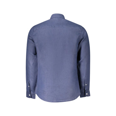 North Sails Camicia Maniche Lunghe Uomo Blu Ricamo Camicie - vista 2