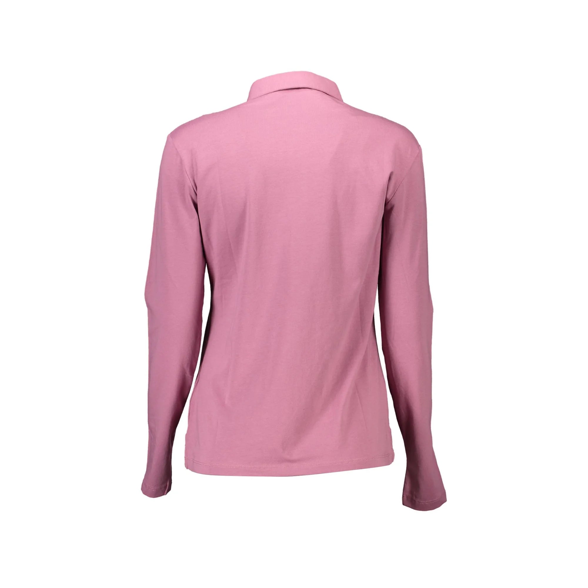 U.S. POLO POLO MANICHE LUNGHE DONNA ROSA
