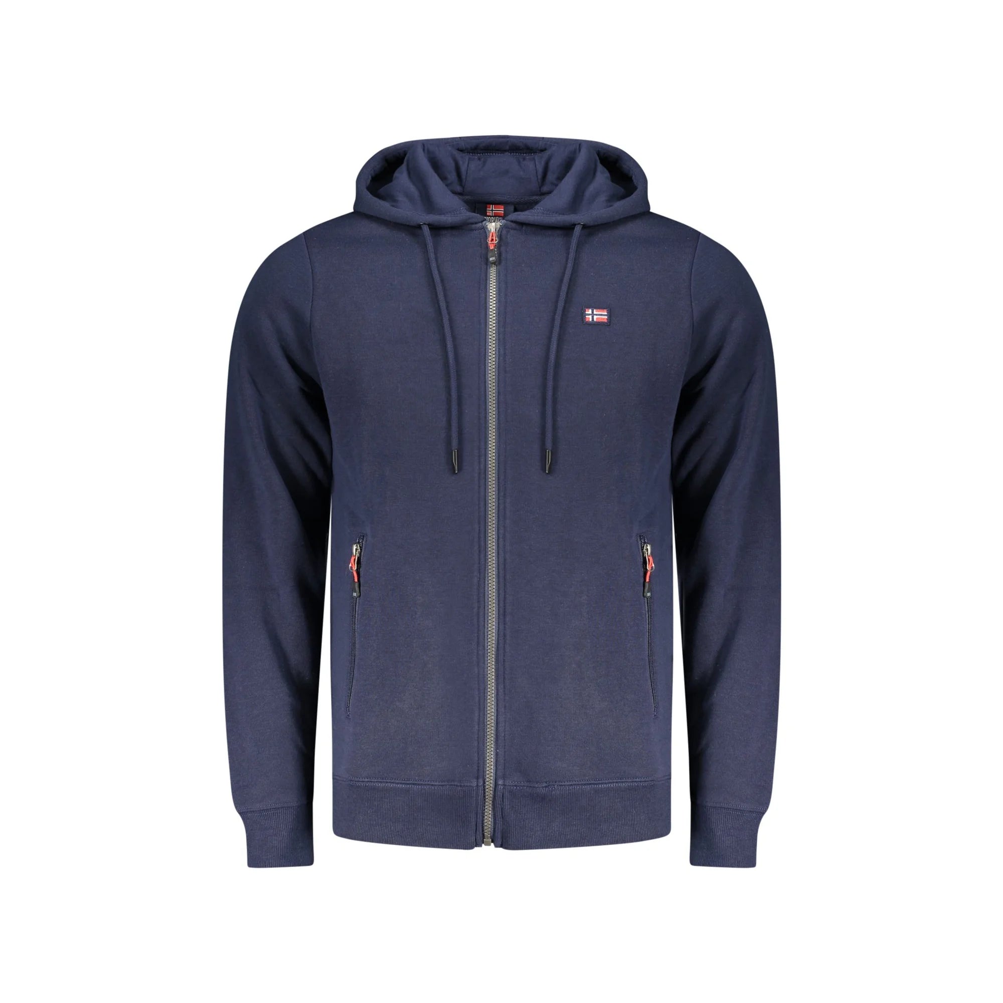 NORWAY 1963 FELPA CON ZIP UOMO BLU