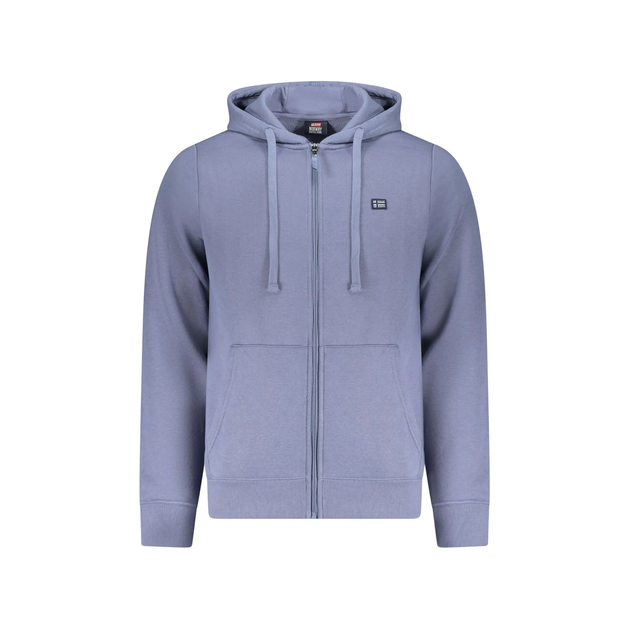 NORWAY 1963 FELPA CON ZIP UOMO BLU