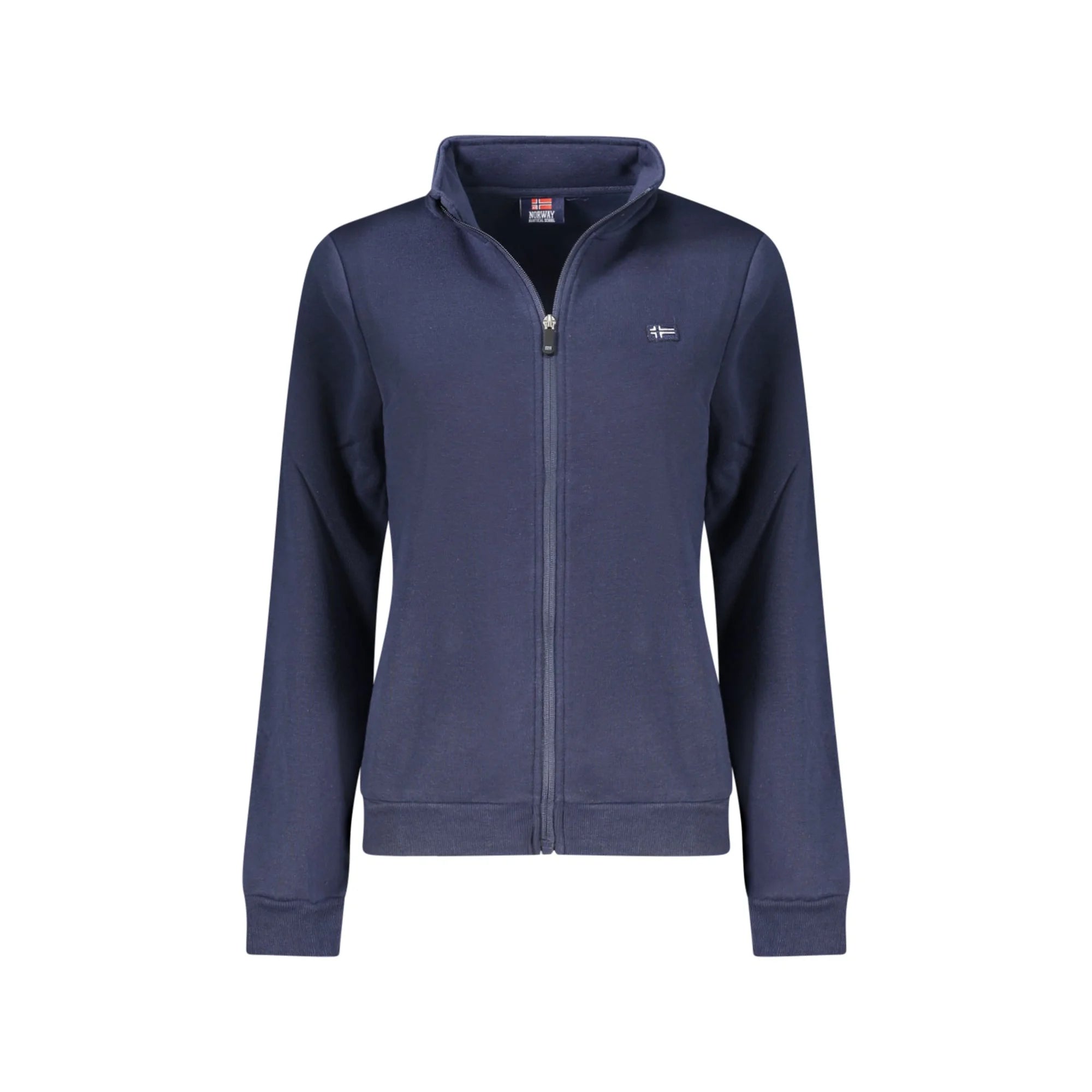 NORWAY 1963 FELPA CON ZIP DONNA BLU