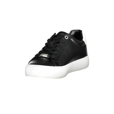 CALVIN KLEIN Scarpe Sneakers Donna Nere con Dettagli a Contrasto e Logo nero - vista 2