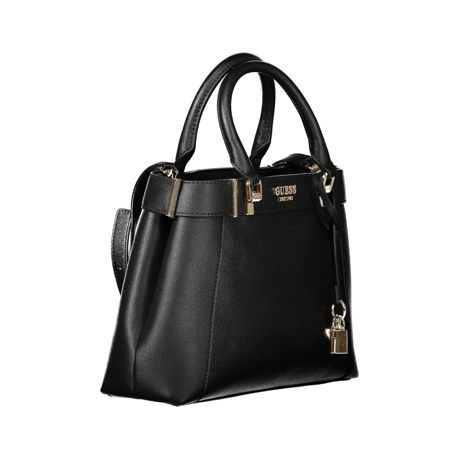 Guess Jeans Borsa a Tracolla Donna Nera Logo Borse nero - vista 3