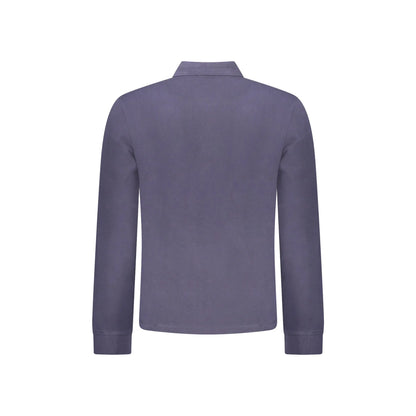 Napapijri Polo Maniche Lunghe Uomo Blu Ricamo - vista 2