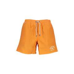 North Sails Zwemshort Heren Oranje Logo Print