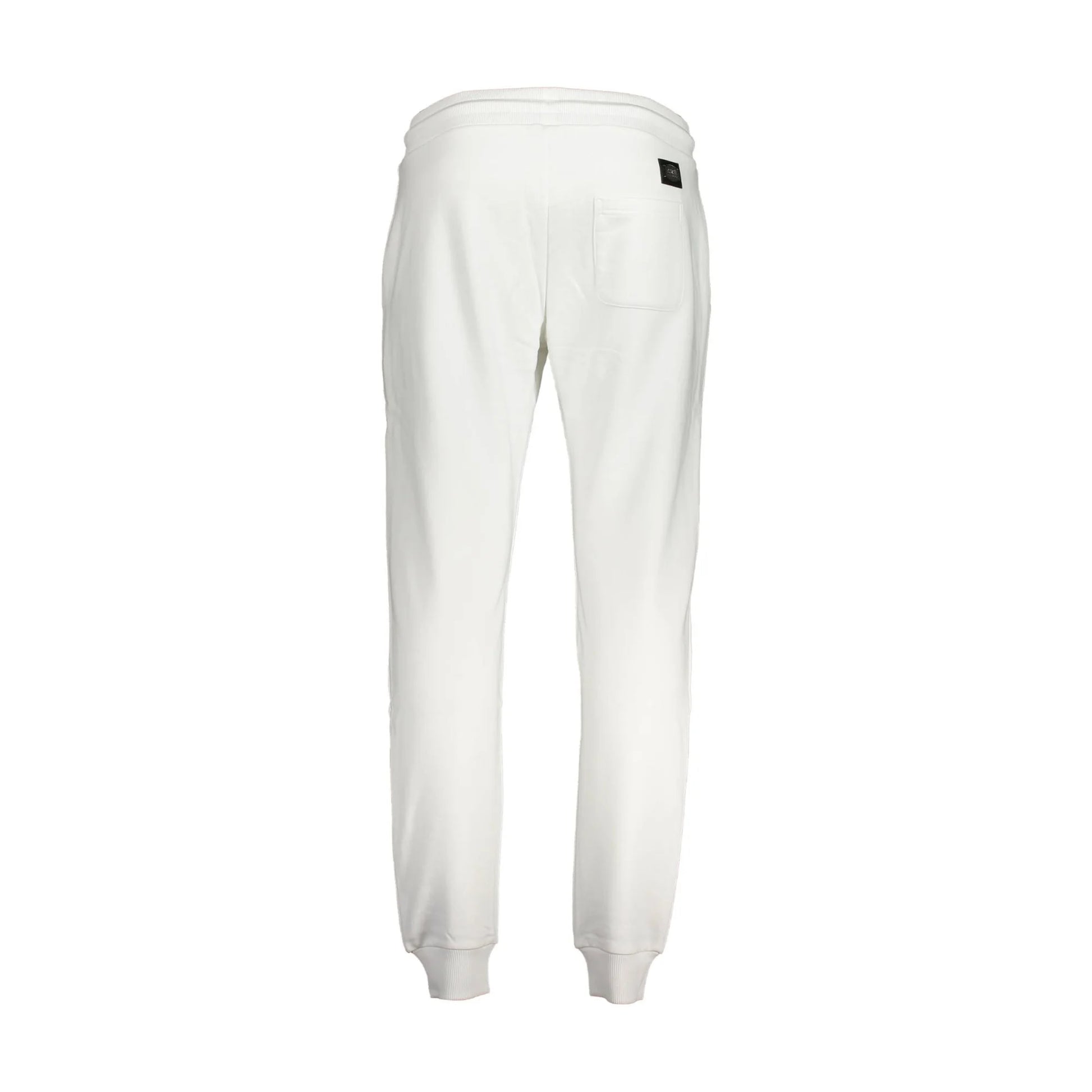 Cavalli Class Pantaloni Uomo Bianco Ricamo - vista 2