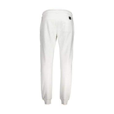 Cavalli Class Pantaloni Uomo Bianco Ricamo - vista 2