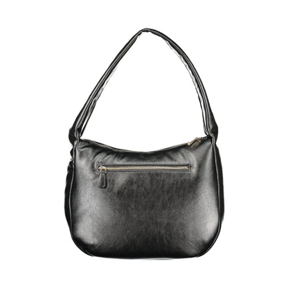 Guess Jeans Borsa a Spalla Donna Nera Logo Borse nero - vista 2