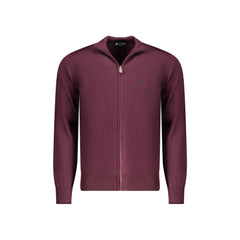 U.S. Grand Maglia Cardigan Uomo Rosso Zip Ricamo
