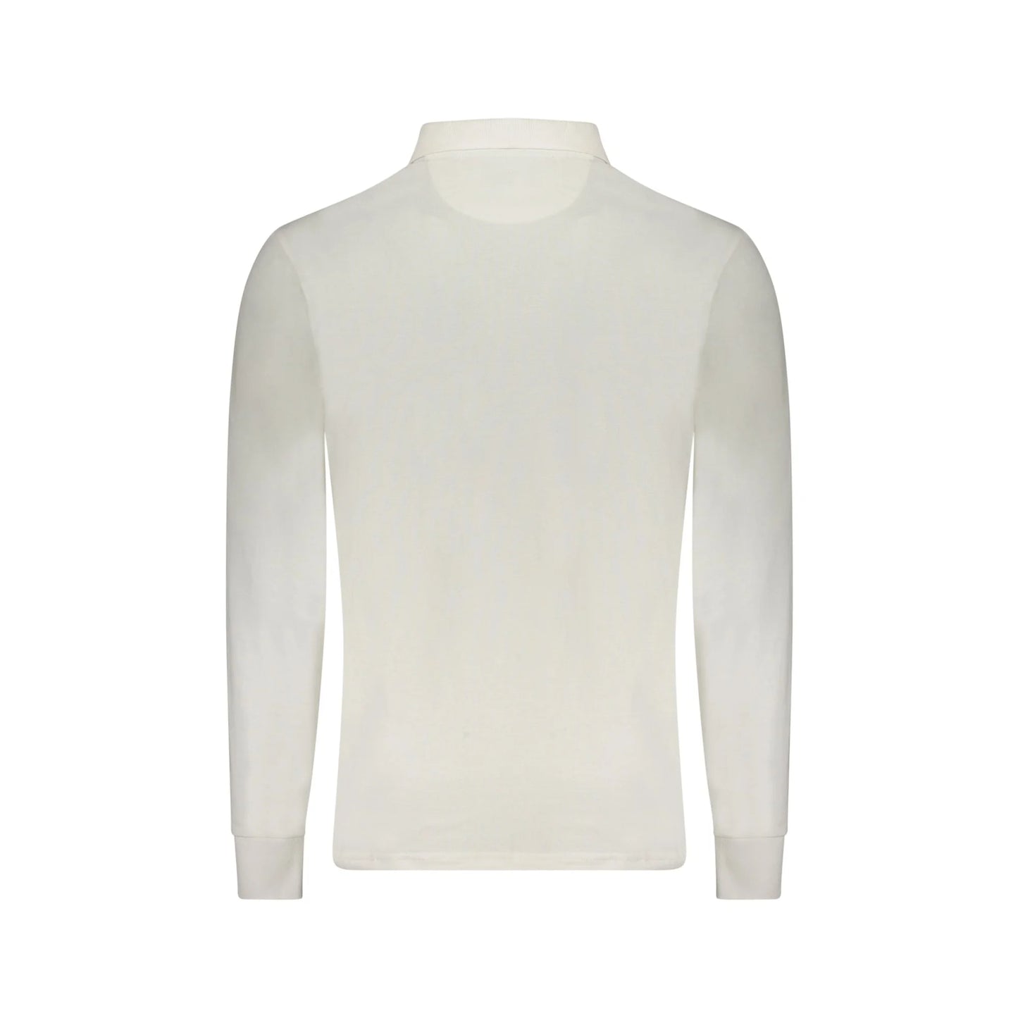 North Sails Polo Uomo Maniche Lunghe 2 Bottoni Cotone Applicazione Logo - vista 2