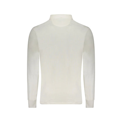 North Sails Polo Uomo Maniche Lunghe 2 Bottoni Cotone Applicazione Logo - vista 2