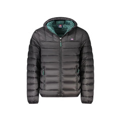 Norway 1963 Giubbotto Uomo Cappuccio Zip Tasche Nylon Applicazione Logo