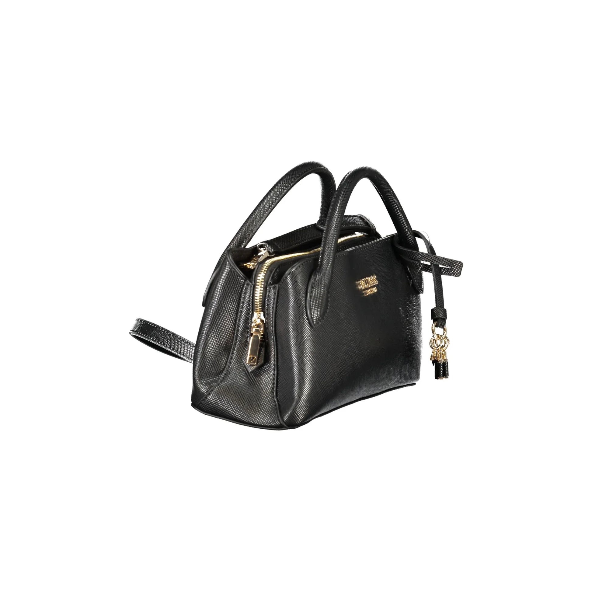 Guess Jeans Borsa a Tracolla Donna Nera Logo Borse nero - vista 3