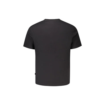 Guess Jeans T-Shirt Maniche Corte Uomo Nera Stampa Logo nero - vista 2