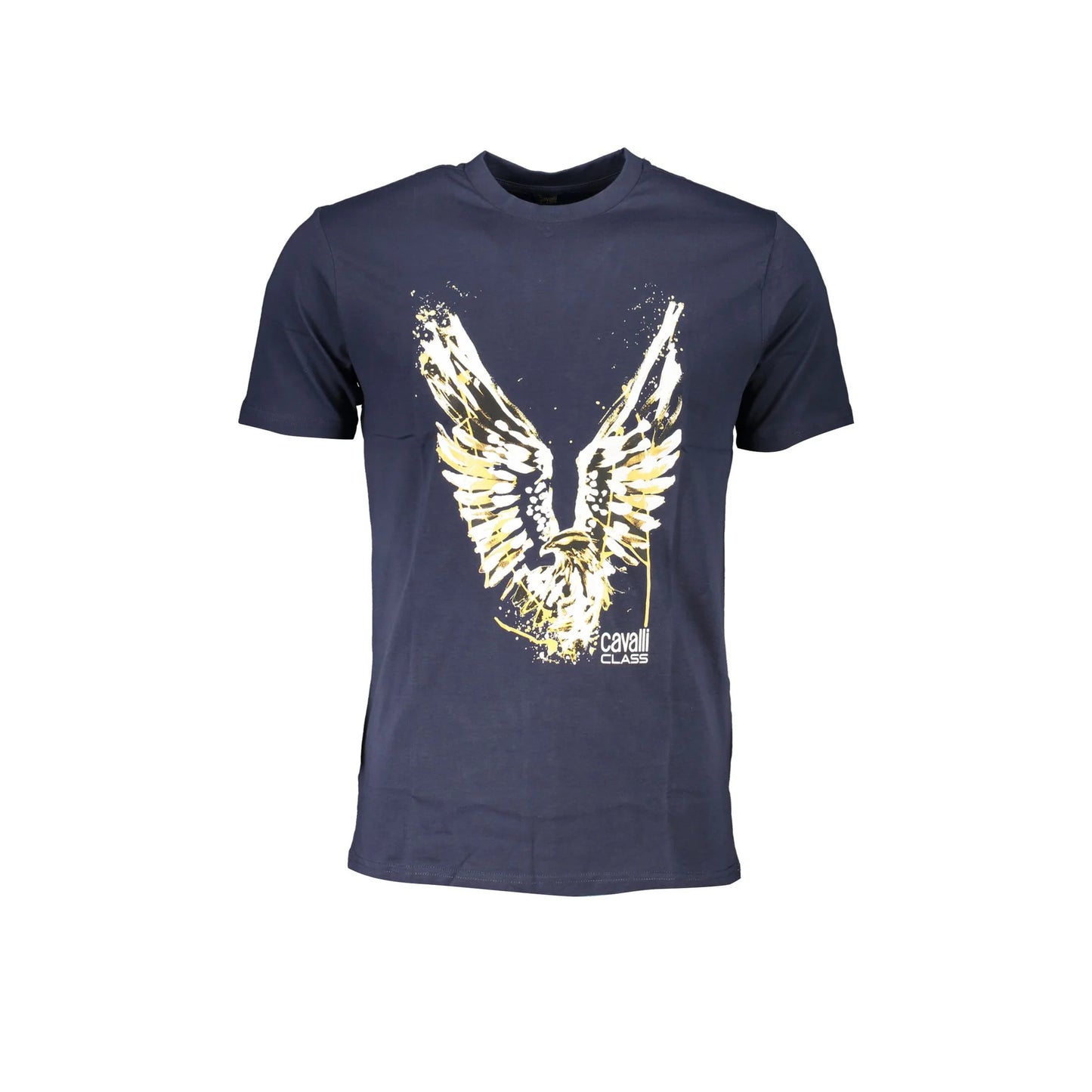 CAVALLI CLASS T-SHIRT MANICHE CORTE UOMO BLU