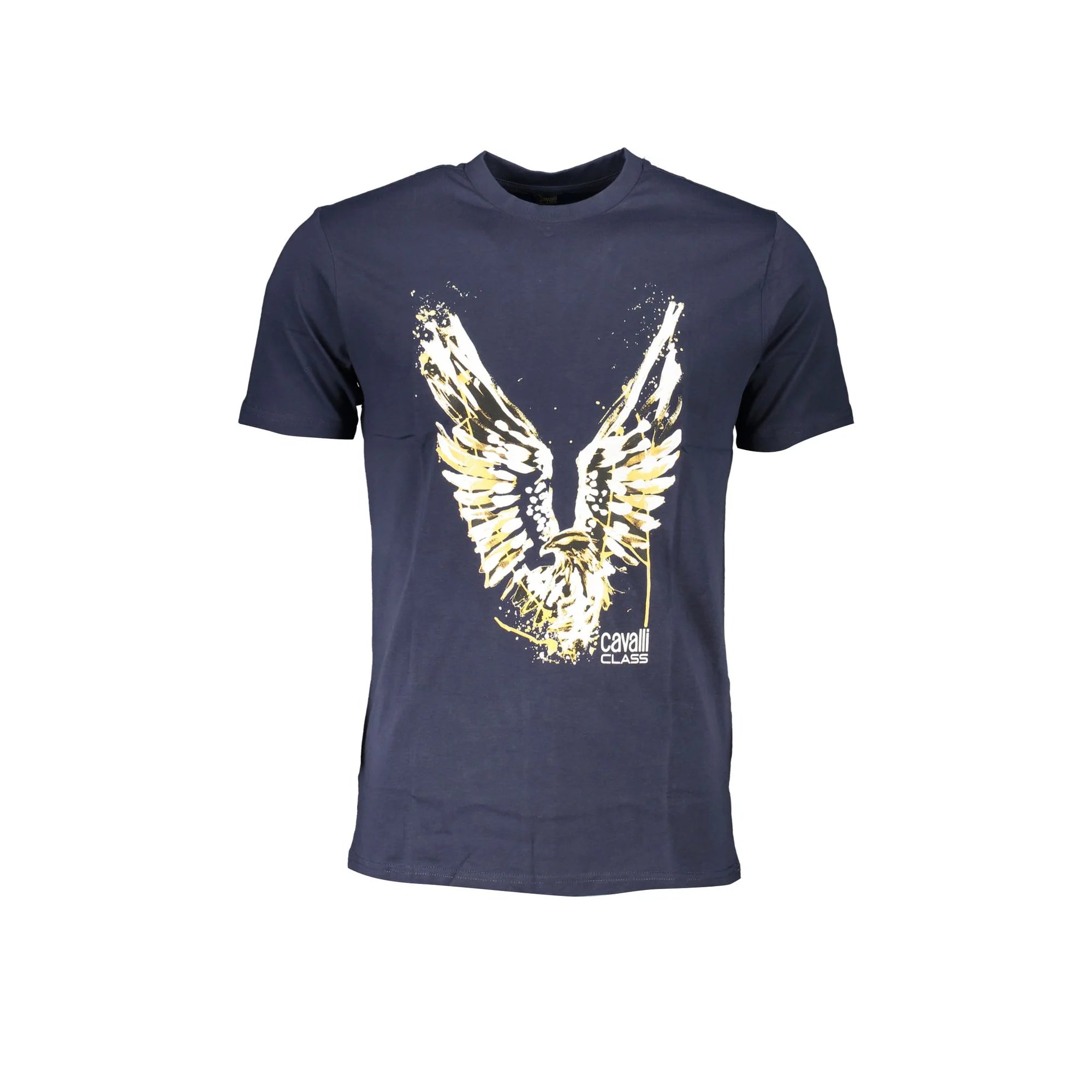CAVALLI CLASS T-SHIRT MANICHE CORTE UOMO BLU